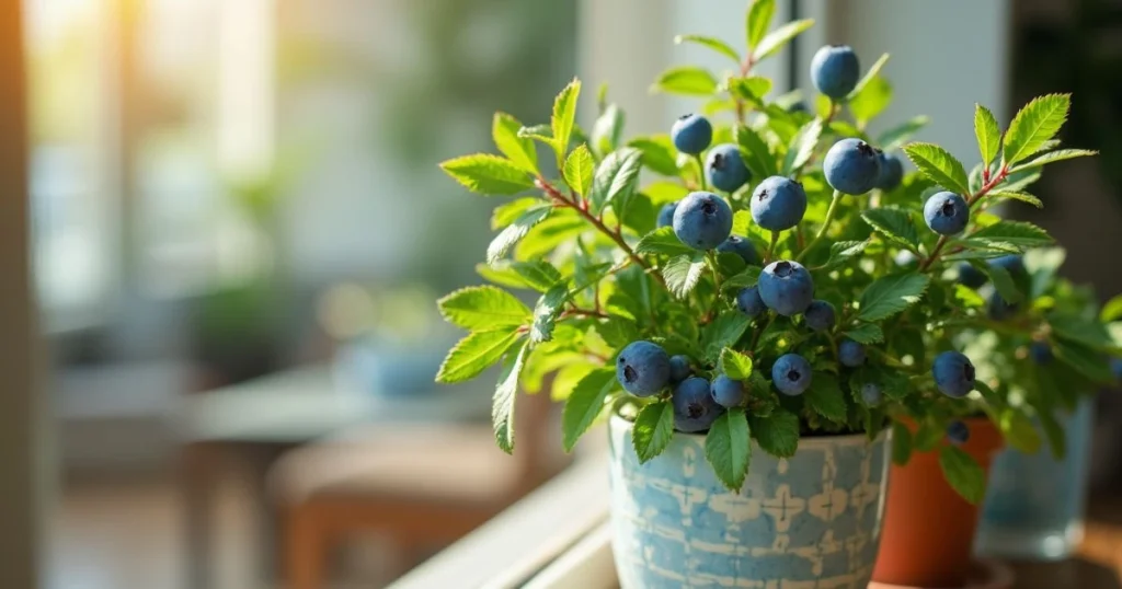 growing blueberries in pots