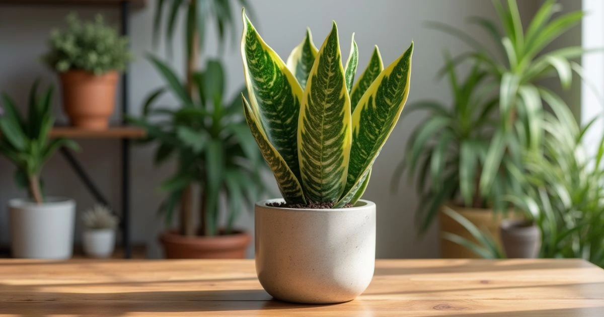 repotting snake plant