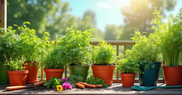 growing carrots in containers