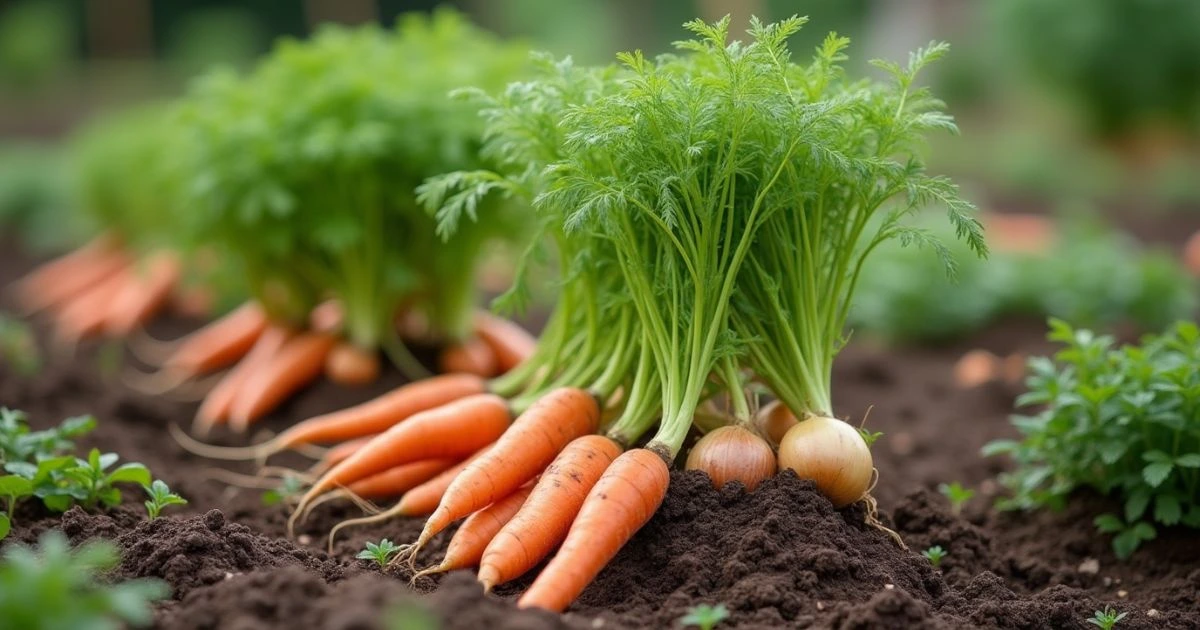 Carrot and Onion Companion Gardening