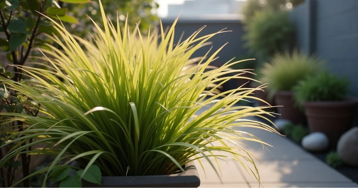 Japanese Forest Grass (Hakonechloa) – Ornamental Grass for Shady Rooftops