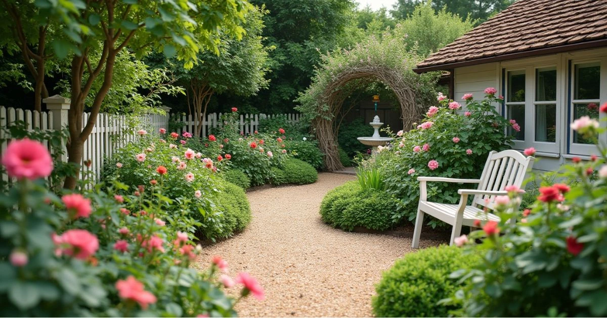 Landscape Template Designs: The Cozy Cottage Garden: Overflowing with Charm