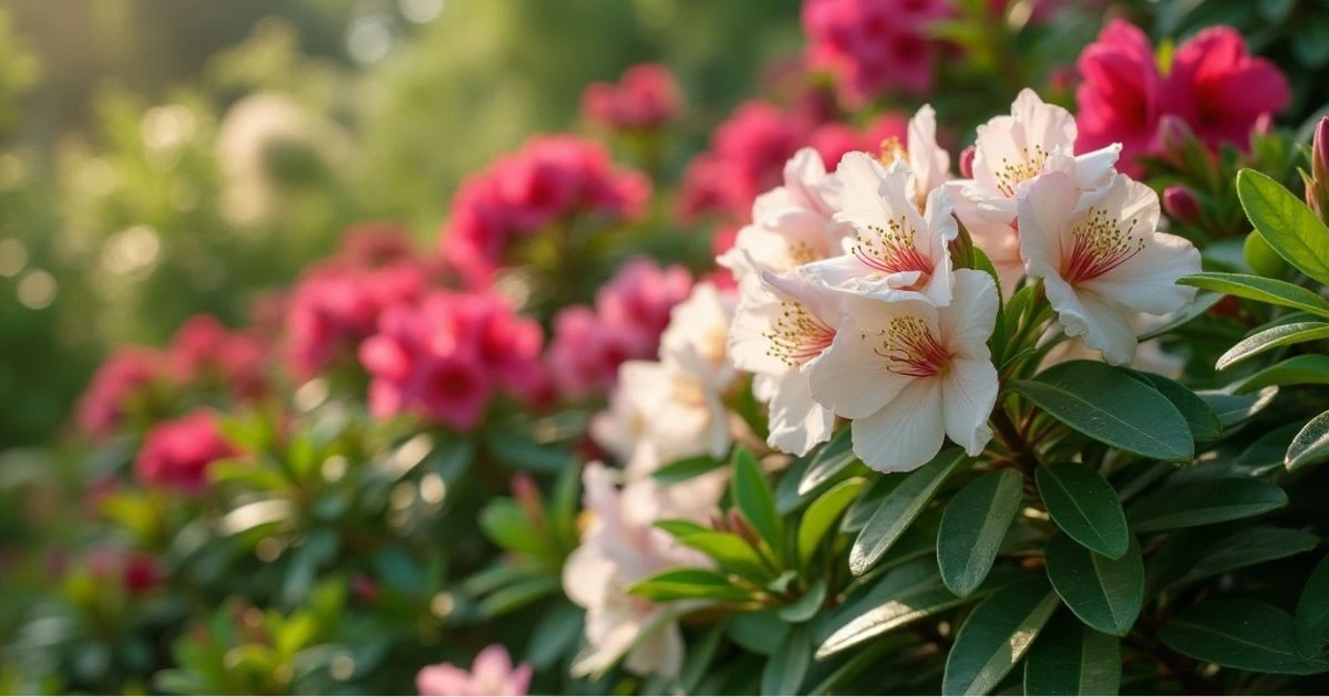 Azaleas and blueberries companion gardening