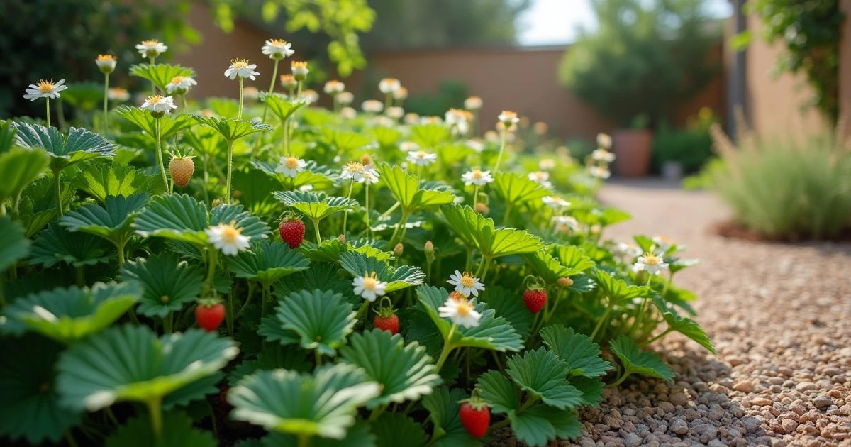 Xeriscape Ground Cover: Wild Strawberry (Fragaria vesca)
