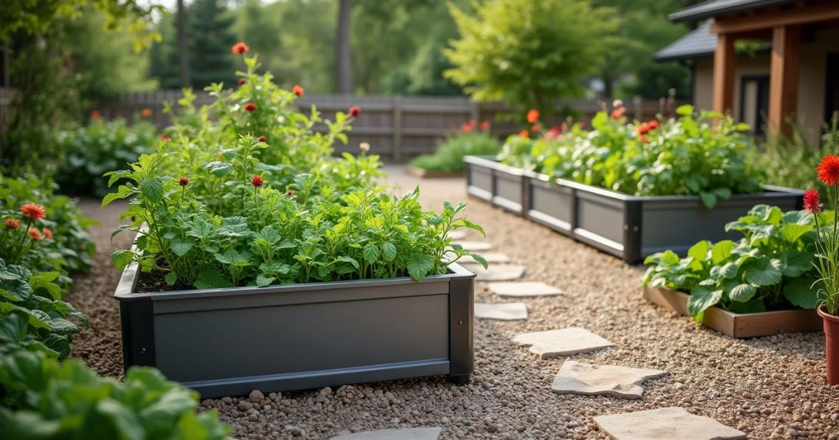 metal raised garden beds