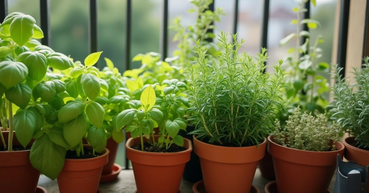 Balcony Herb Garden Ideas