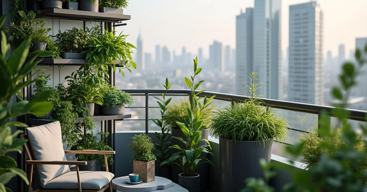 apartment balcony garden