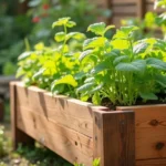 cedar raised garden bed