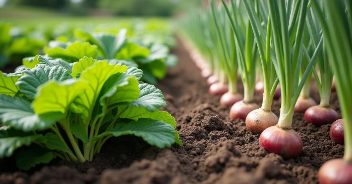 Beets and Onion Companion Gardening