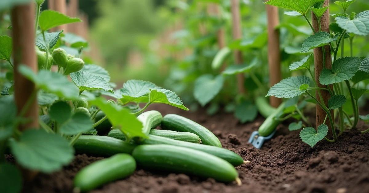 Cucumbers and peas companion planting