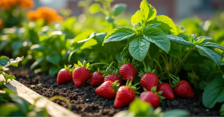 companion planting strawberries