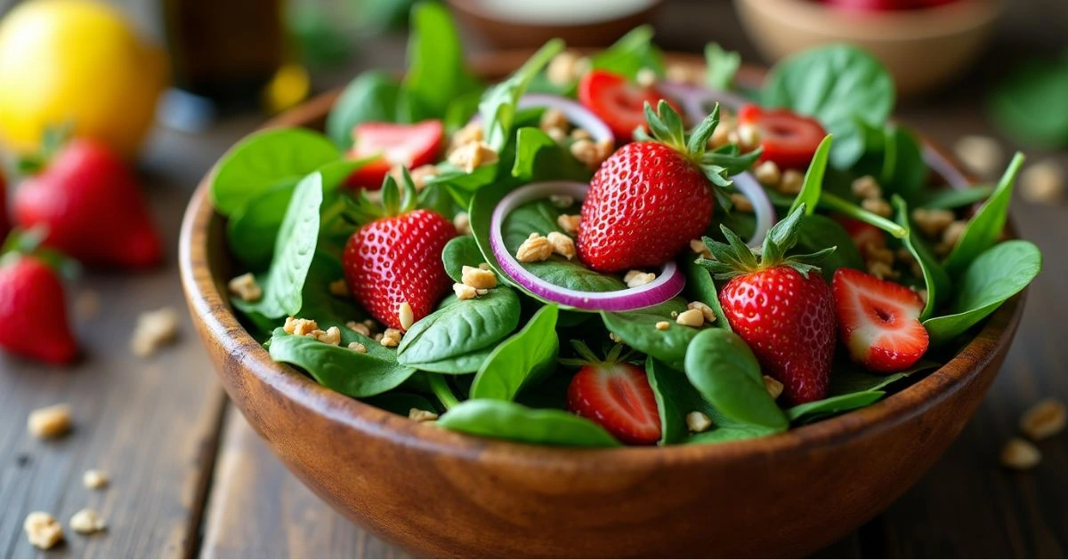 Strawberry Spinach Salad Recipe