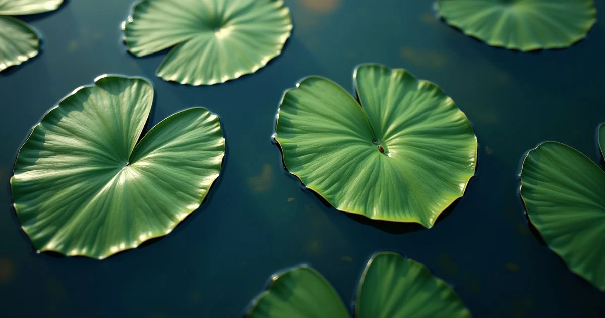 Water Lily Leaves