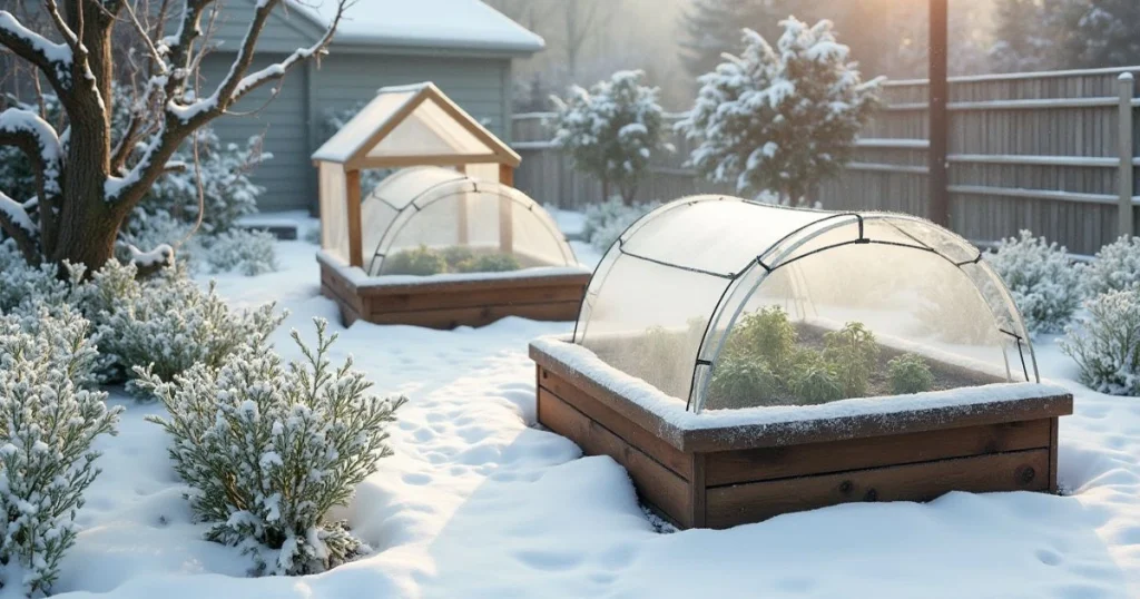 covering a raised bed garden