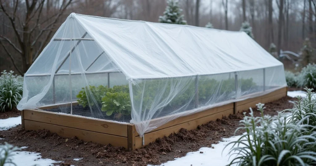 Covers for Raised Bed Gardens: Polyethylene Film