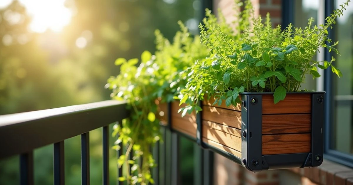 Choosing the Best Railing Planters for Your Herbs