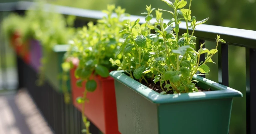 railing planters