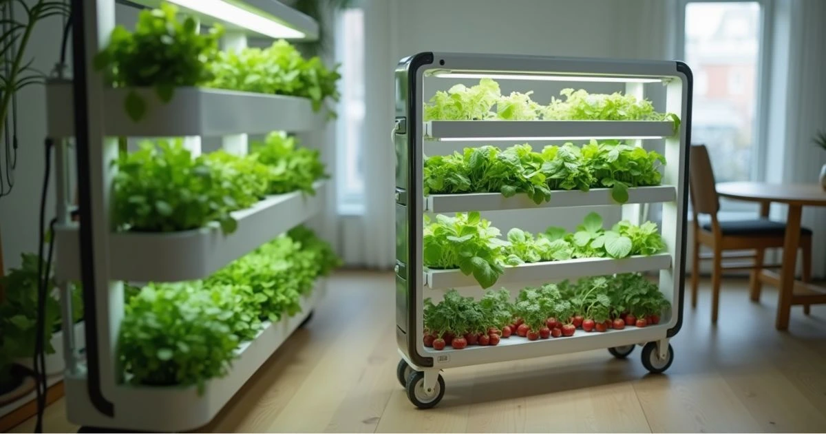 vertical hydroponic garden