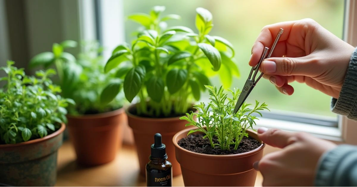 Herbs Maintenance and Pest Control