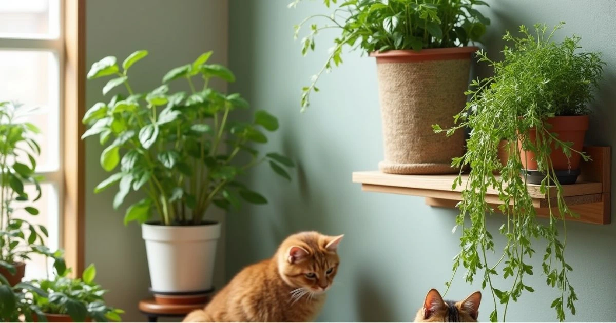 Elevated Planters for cats