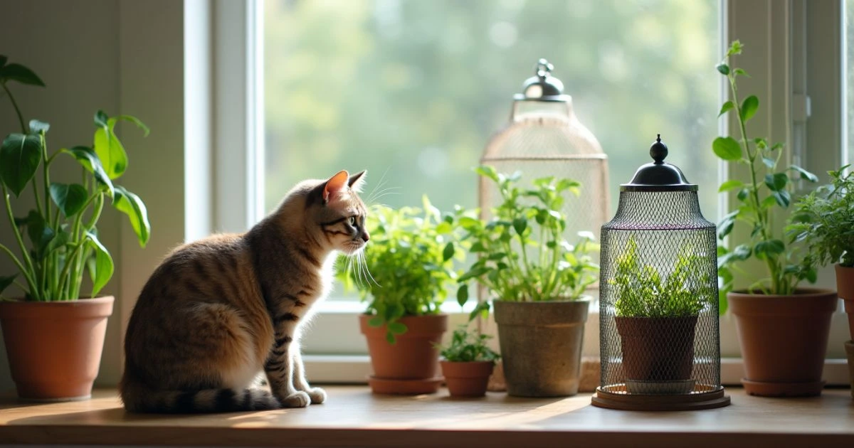 Herbs Physical Barriers for cats