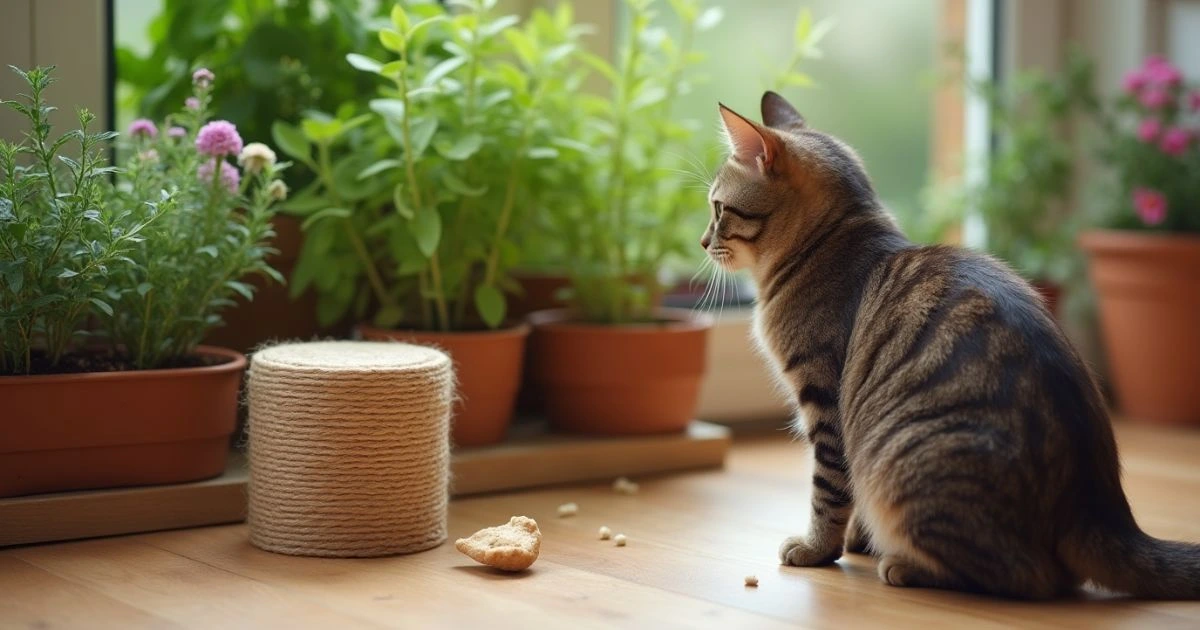 Trained Cat to Avoid the Garden