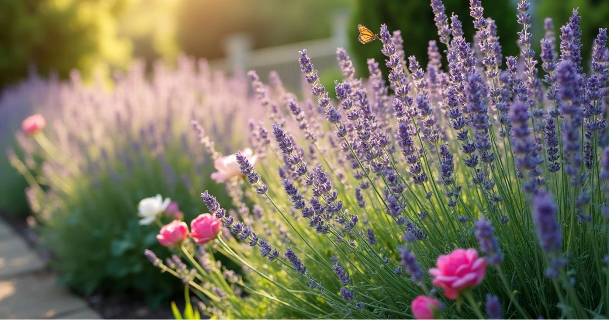 Lavender is the Perfect Rose Companion Plant