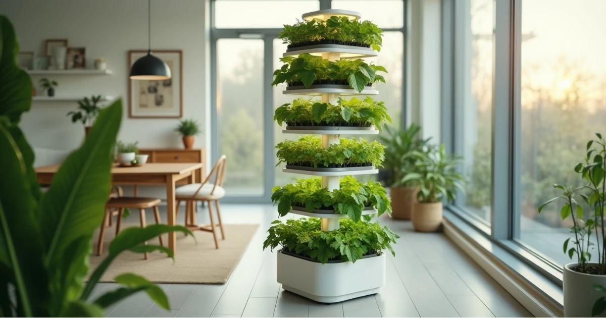 hydroponic garden tower