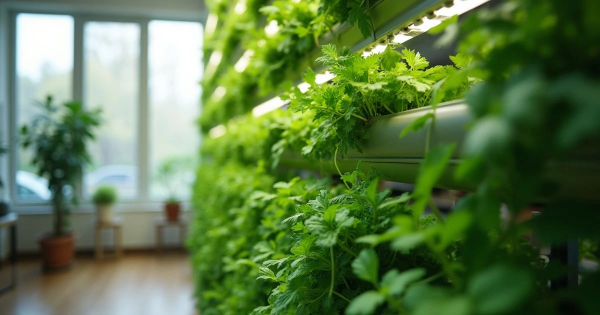 Amazing Benefit of Vertical Hydroponic Gardens : Faster Plant Growth