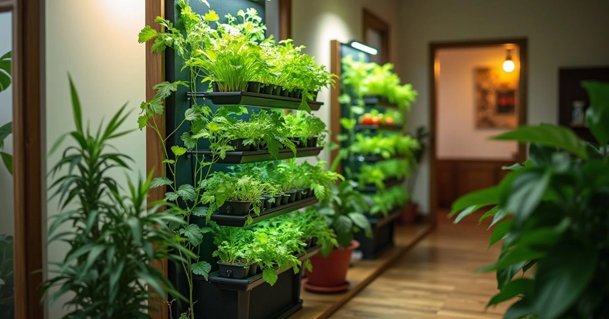 Amazing Benefit of Vertical Hydroponic Gardens : Year-Round Gardening