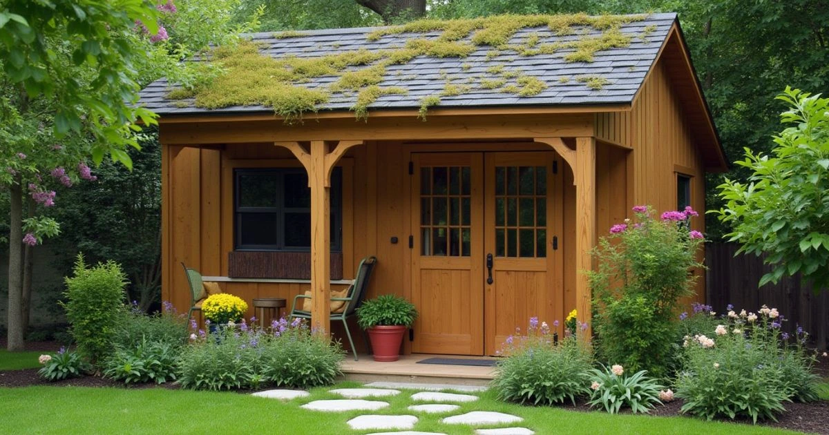 garden shed roof design