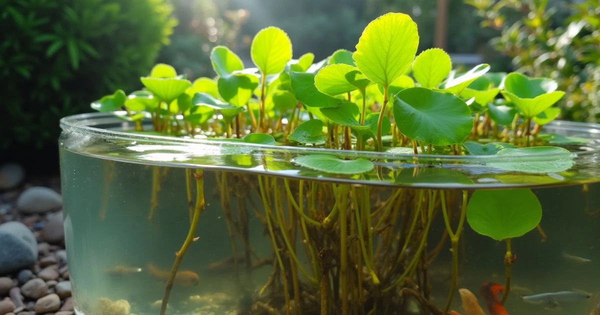 Hydroponic Planting System for Water Lily Plants : Aquaponics