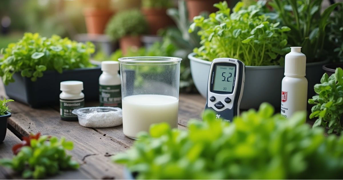 Maintain the Perfect pH Balance of hydroponic solution