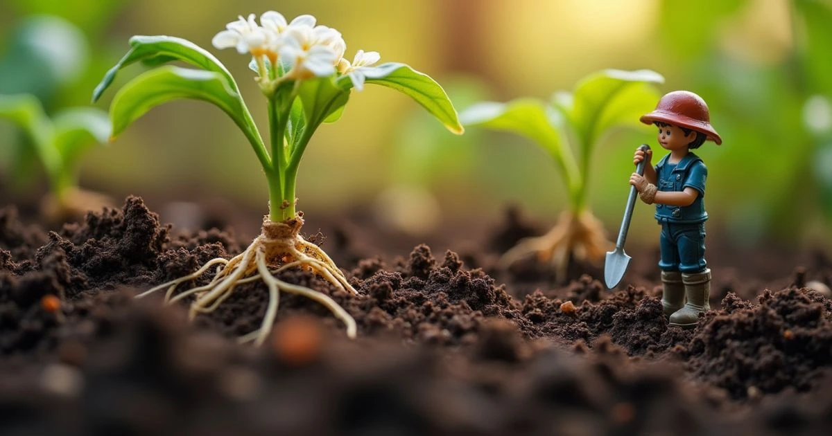 Benefits of Organic Garden Soil: Encourages Beneficial Microbes